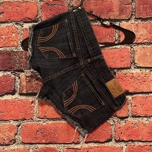 Hollister Distressed Jean Shorts Size 3